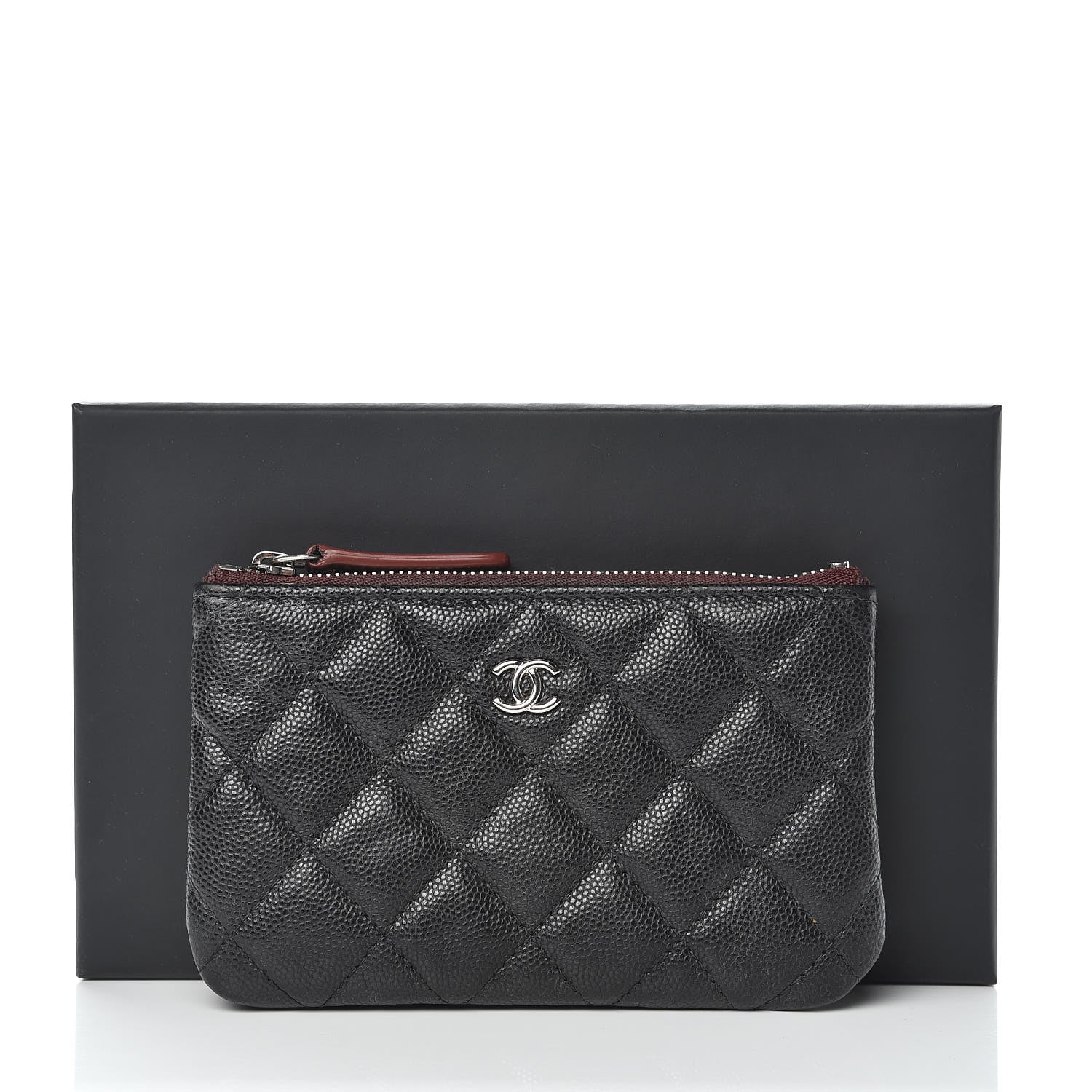 Chanel Caviar Quilted Small Cosmetic Case Black 8 of 8