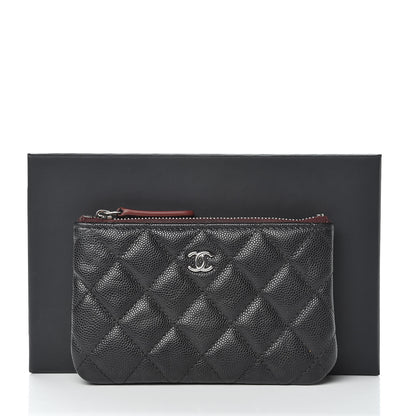 Chanel Caviar Quilted Small Cosmetic Case Black 8 of 8
