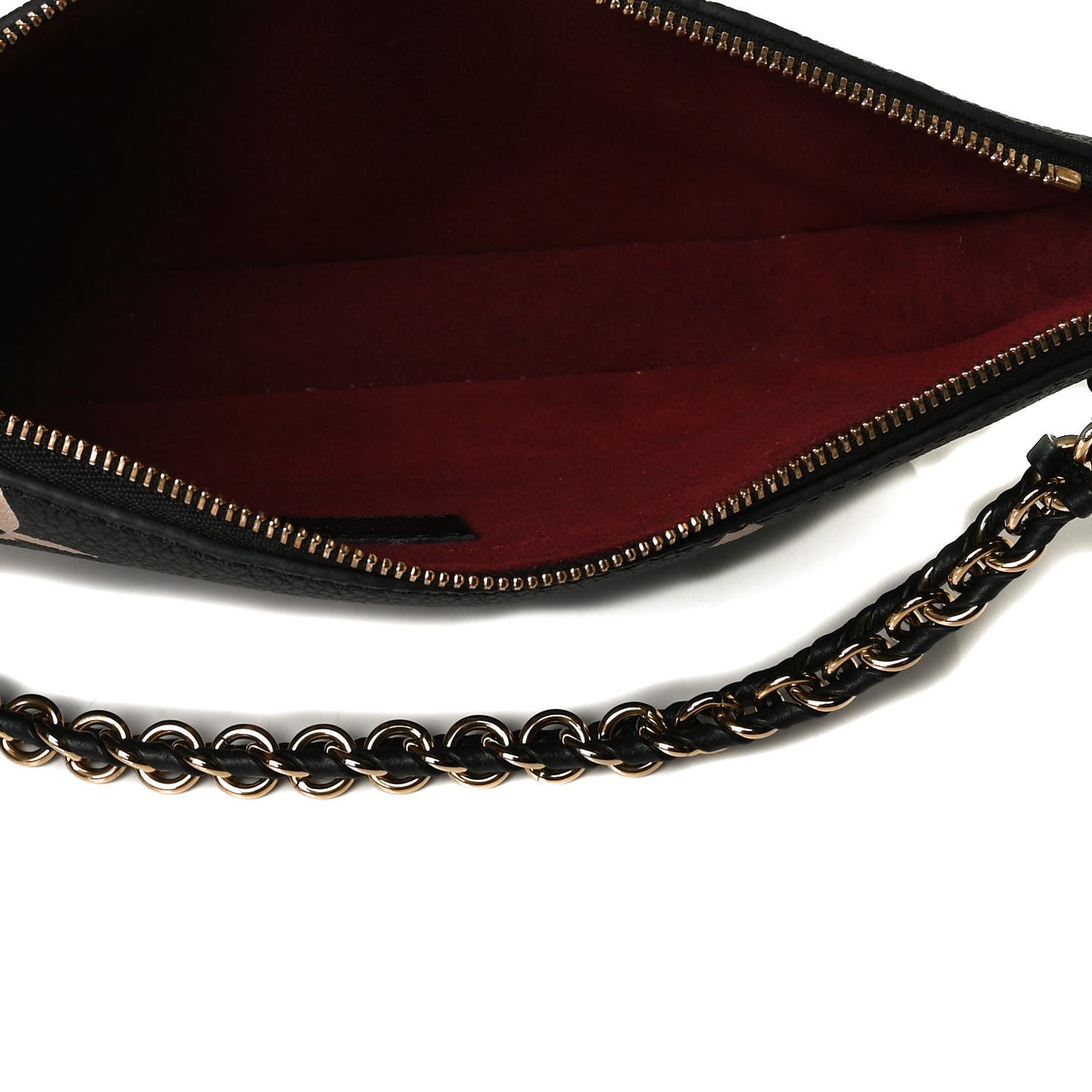 Empreinte Monogram Giant Multi Pochette Accessories Large Pochette Black Beige