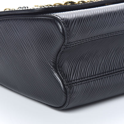 Louis Vuitton Epi Studded Sol Twist Shoulder Bag MM Black 8 of 9