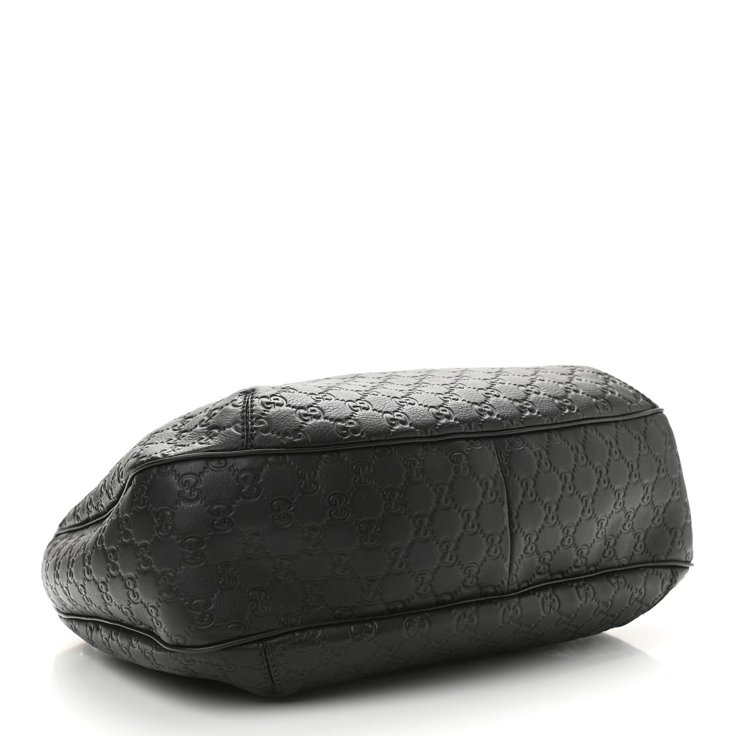 Guccissima Large New Ladies Web Hobo Black