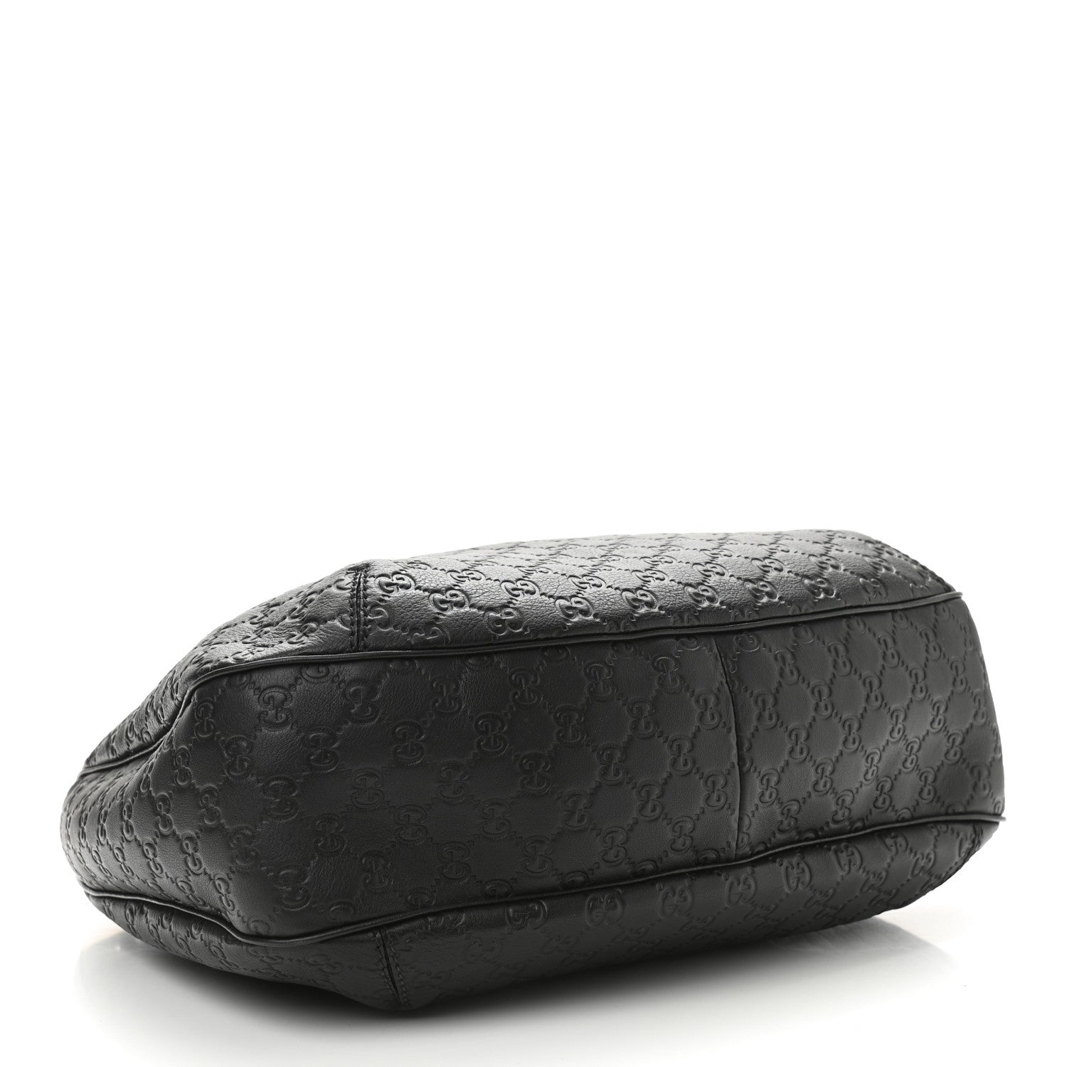 Gucci Guccissima Large New Ladies Web Hobo Black 4 of 11