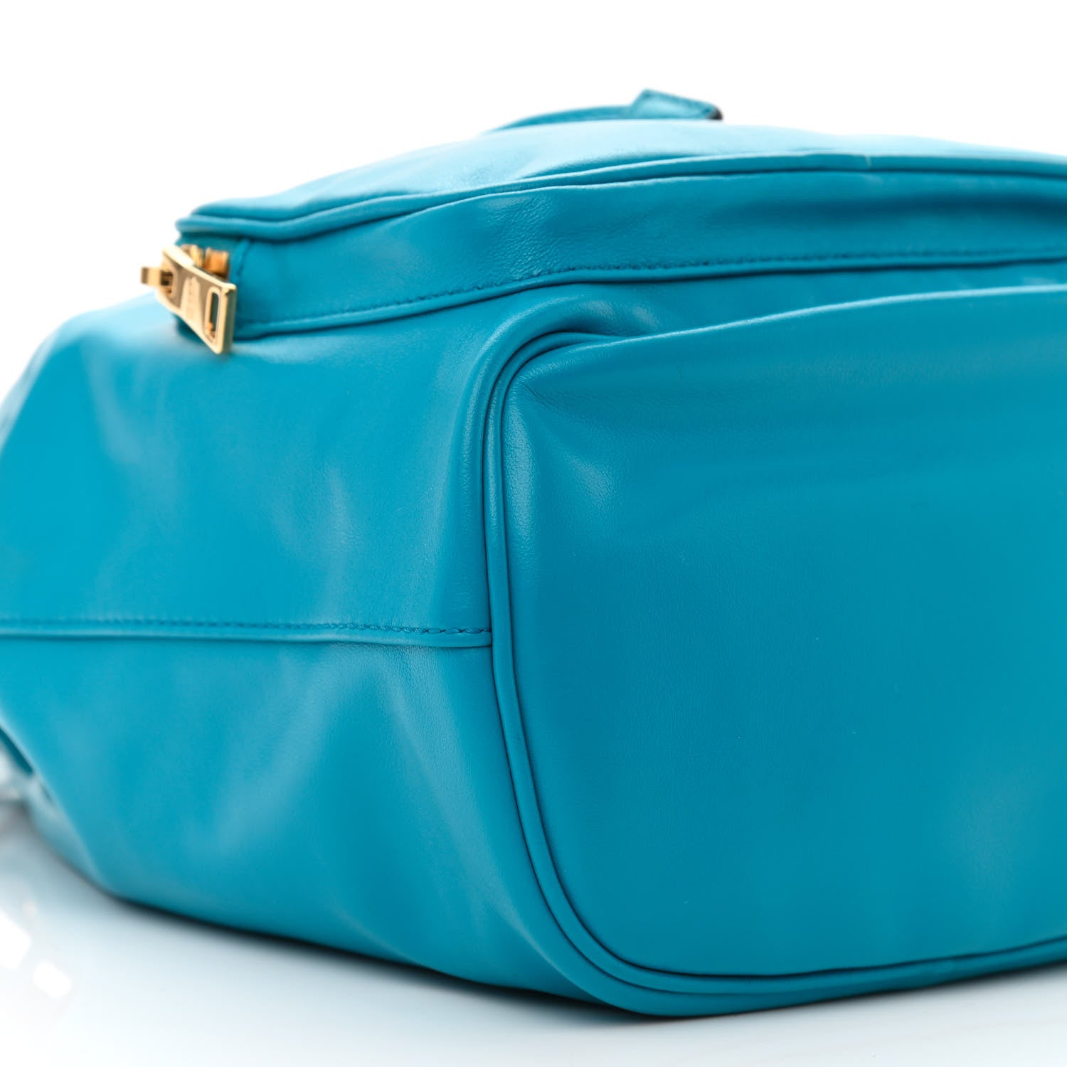 Prada Light Calf Mini Bucket Crossbody Bag Voyage 10 of 11
