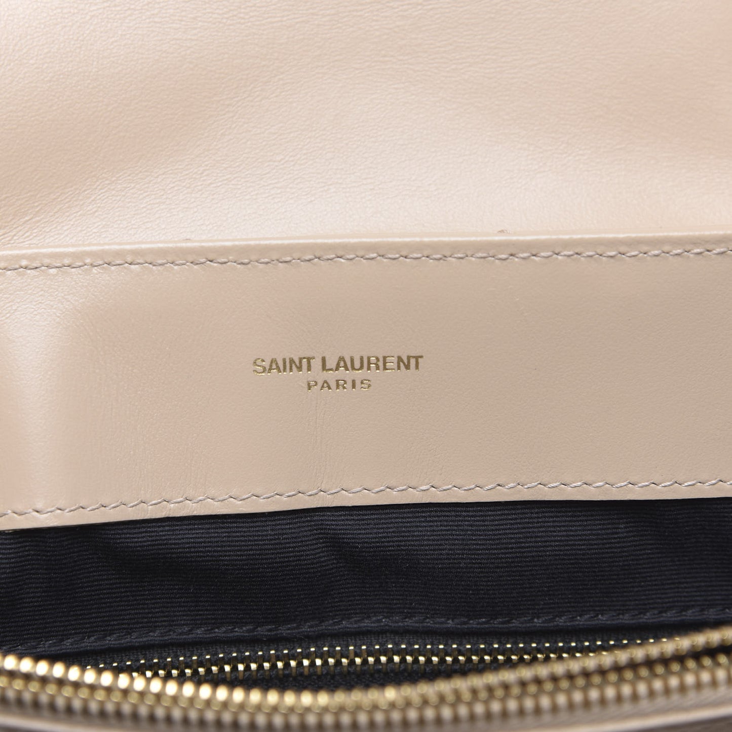 Calfskin Y Quilted Monogram Medium Loulou Chain Satchel Nude Powder