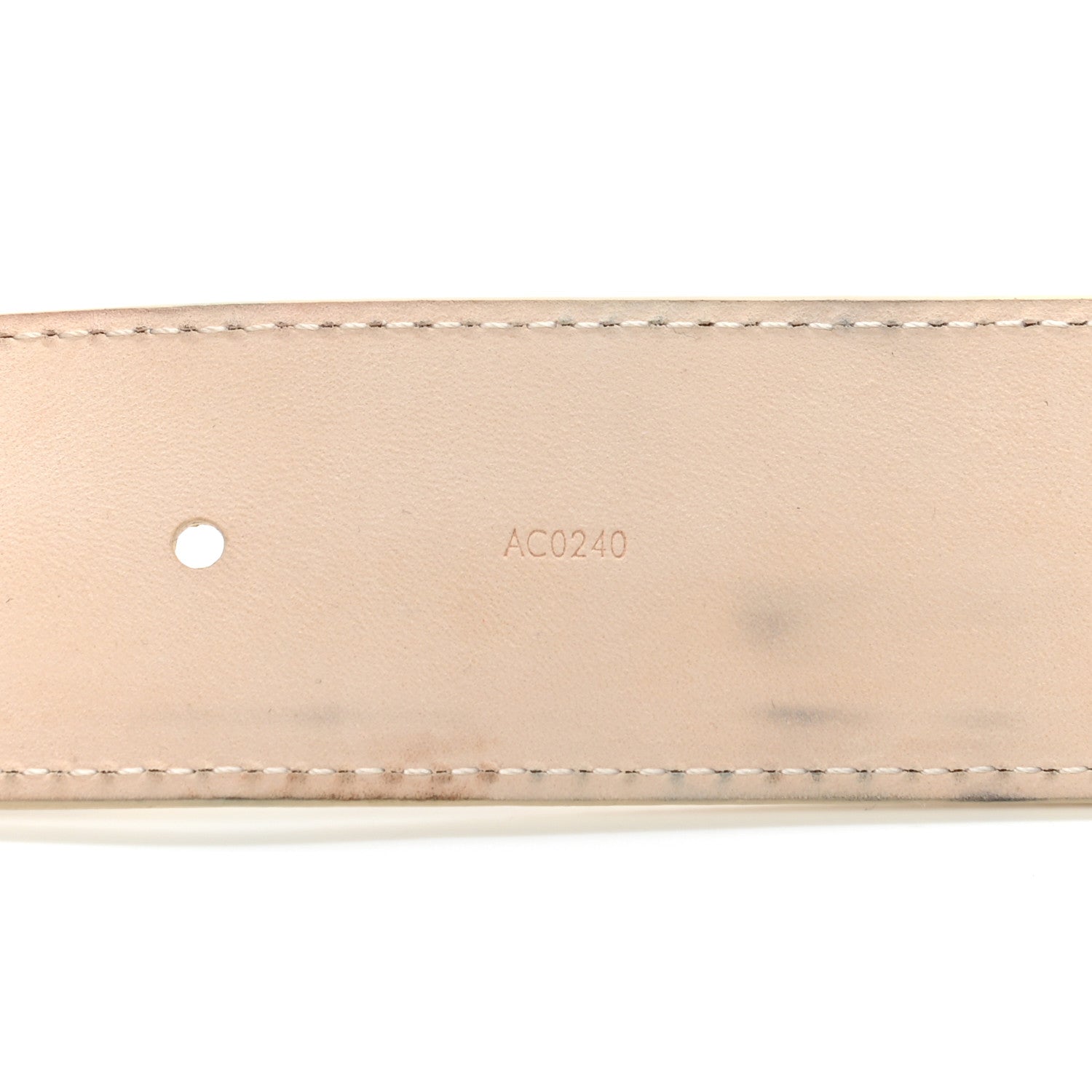 Louis Vuitton Damier Azur LV Initiales Belt 100 40 6 of 9