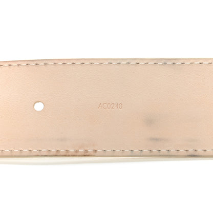 Louis Vuitton Damier Azur LV Initiales Belt 100 40 6 of 9