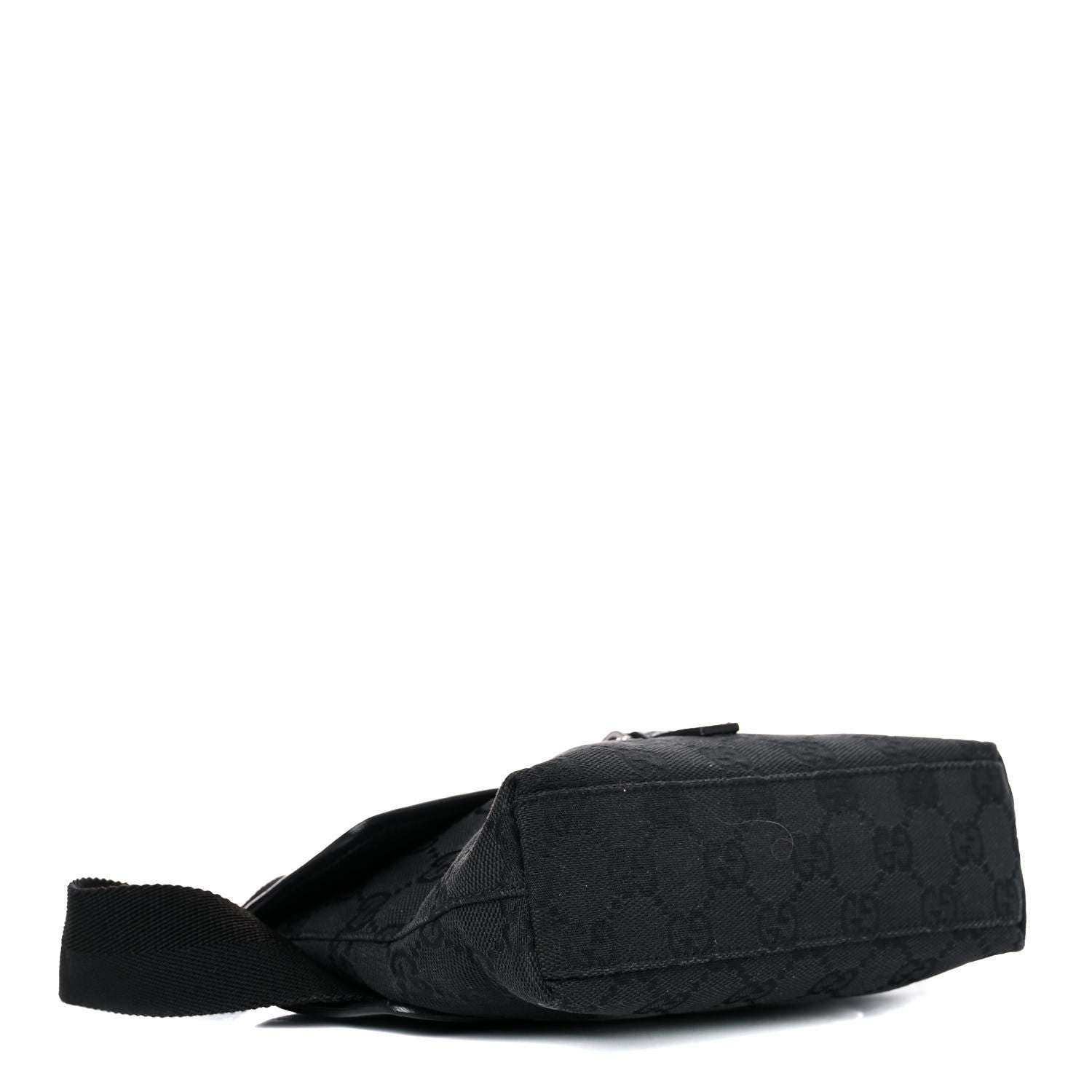 Gucci GG Monogram Web Flight Belt Bag Black 4 of 21