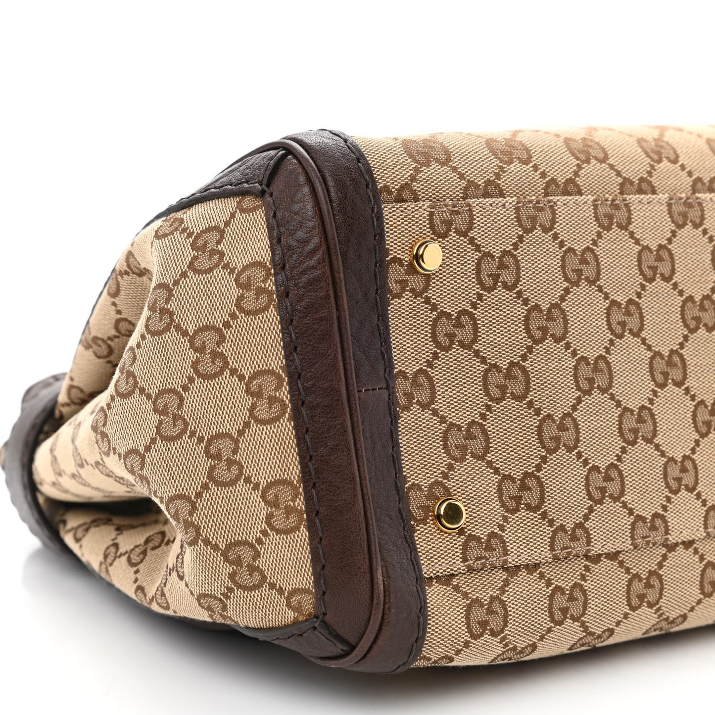 Monogram Medium GG Running Tote Dark Brown