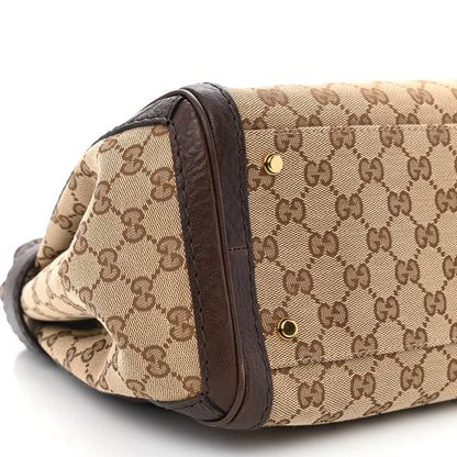 Gucci Monogram Medium GG Running Tote Dark Brown 9 of 10