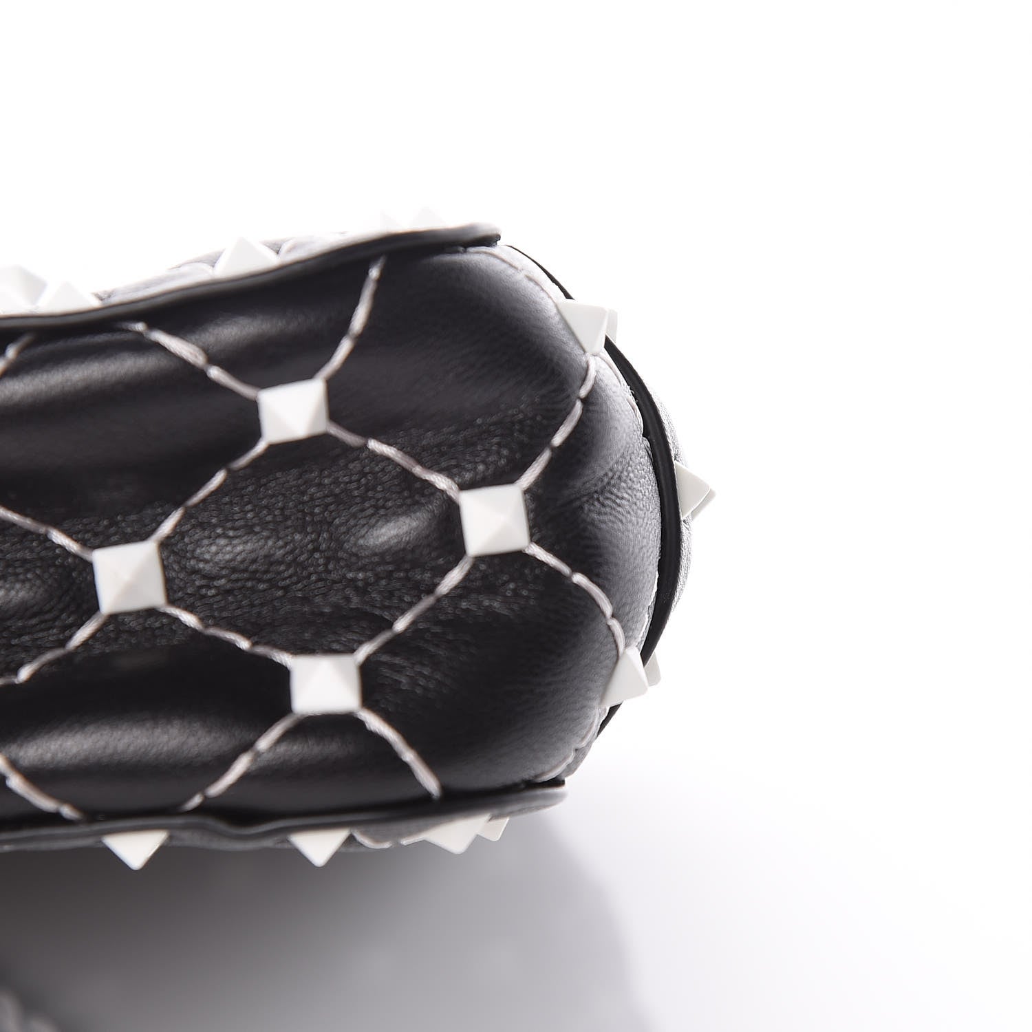 Valentino Garavani Lambskin Small Free Rockstud Spike Shoulder Bag Black 11 of 11