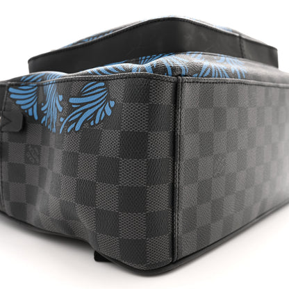 Louis Vuitton Damier Graphite Rope Josh Backpack Blue 8 of 11