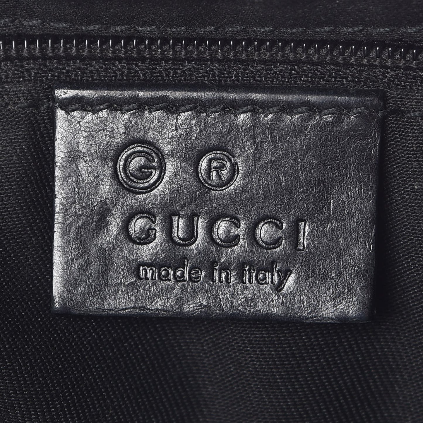 Monogram Flat Messenger Bag Black