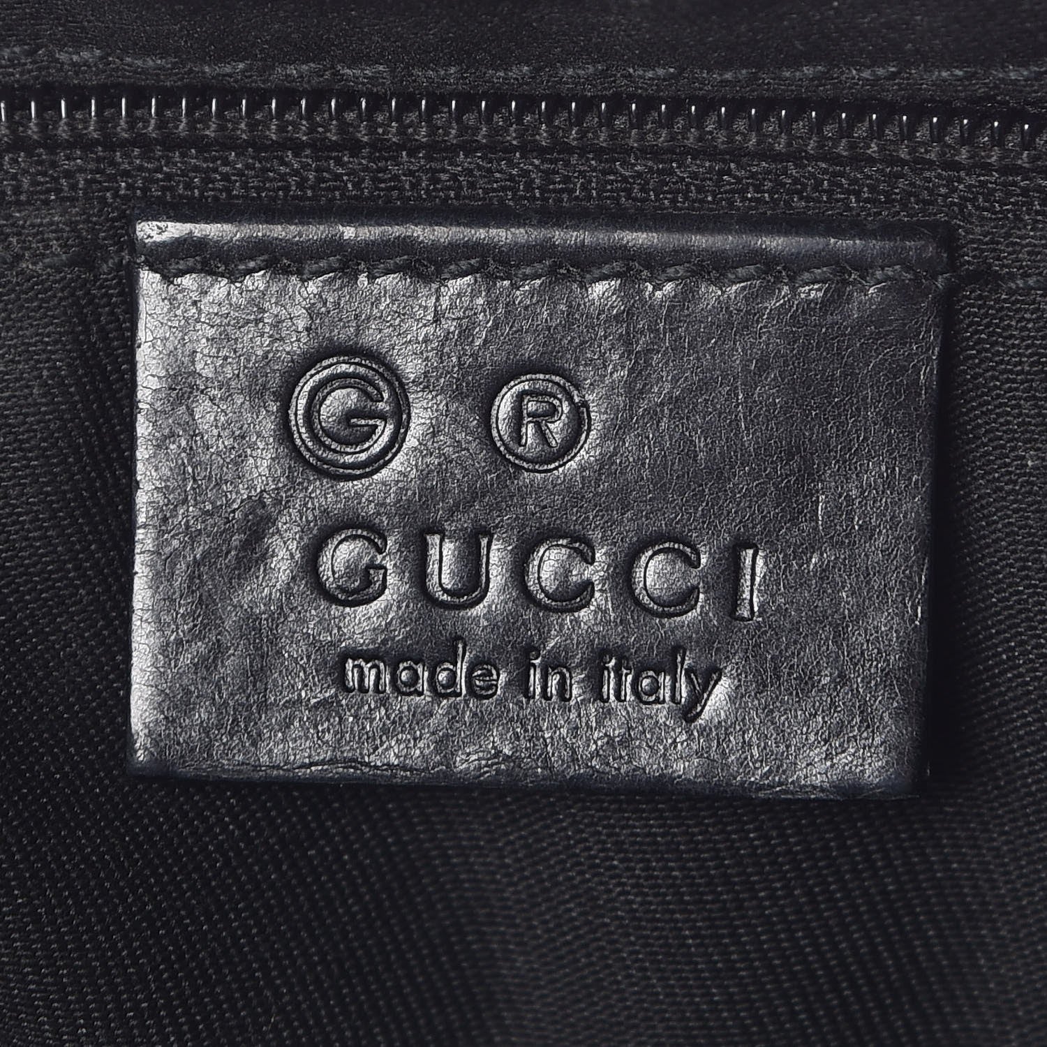 Gucci Monogram Flat Messenger Bag Black 6 of 9