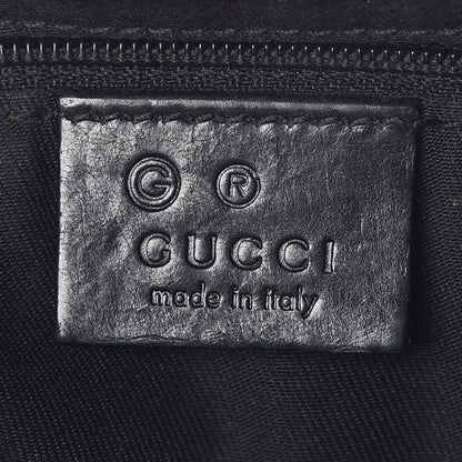Gucci Monogram Flat Messenger Bag Black 6 of 9