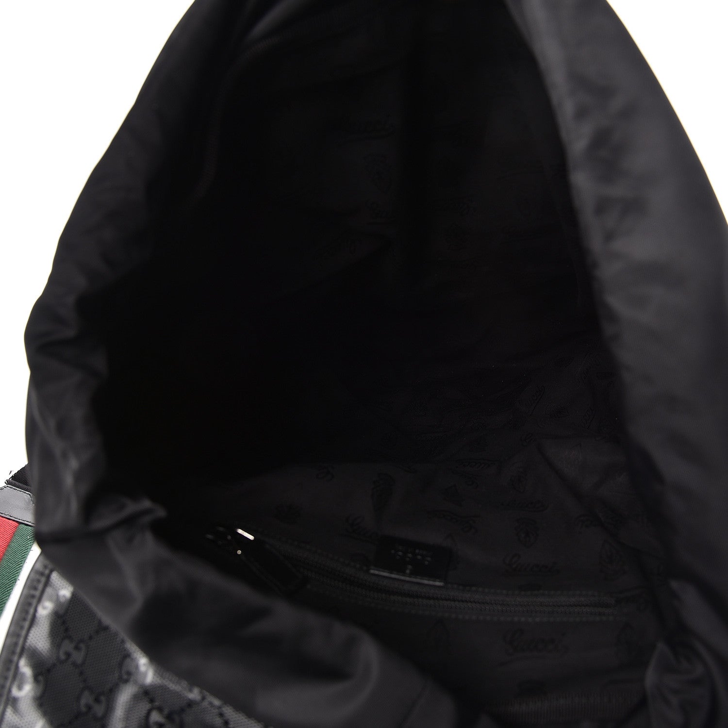 Gucci Imprime Monogram Web 500 Backpack Black 5 of 10