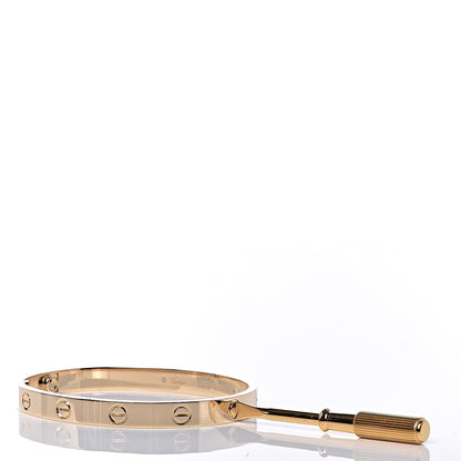 Cartier 18K Yellow Gold LOVE Bracelet 17 6 of 7