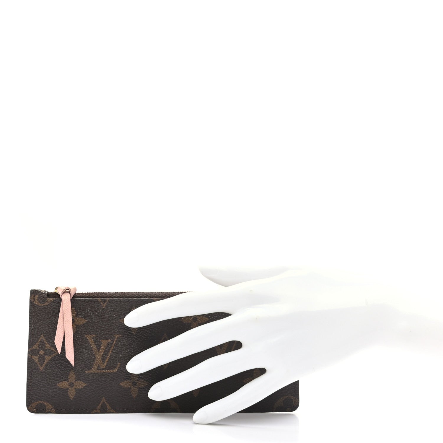 Louis Vuitton Monogram Josephine Wallet Zippered Insert Rose Ballerine 2 of 7