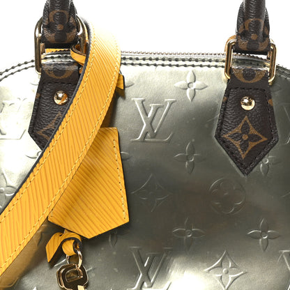 Louis Vuitton Vernis Epi Monogram Alma BB Bitume Metallise 7 of 9