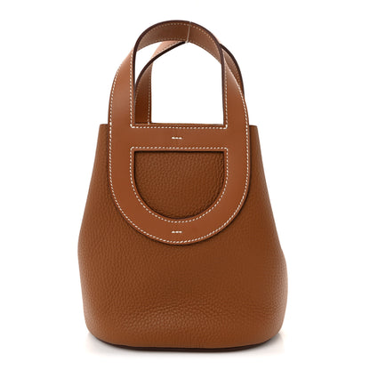 Hermes Taurillon Clemence Swift In-The-Loop 18 Bag Gold 1 of 11