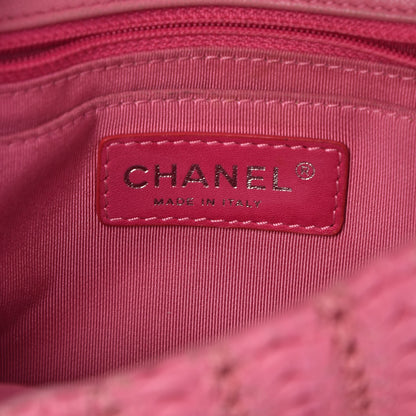 Chanel Lambskin Embroidered Mini Flap Pink 6 of 10
