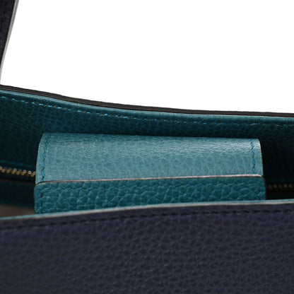 Gucci Dollar Calfskin Small Swing Tote Classic Marine Deep Cobalt 12 of 14