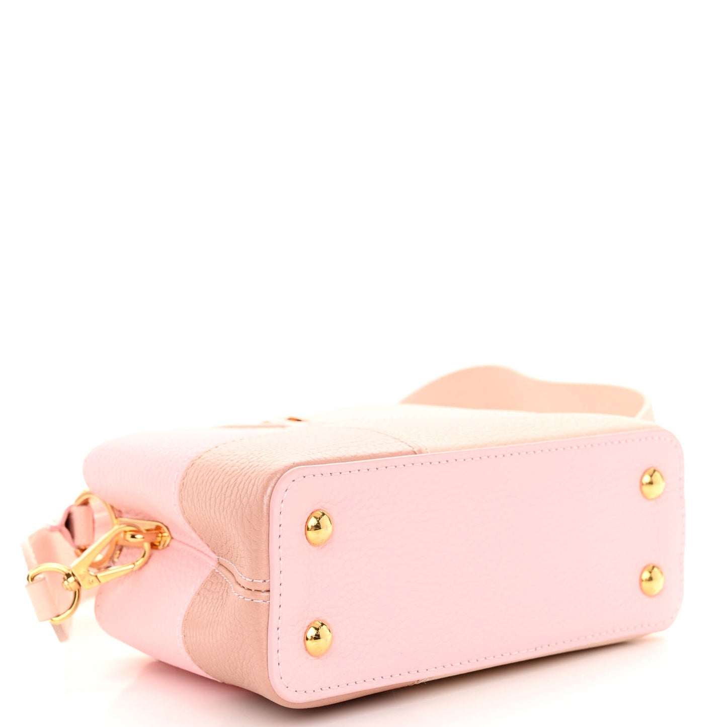 Taurillon Karung Patchwork Mini Capucines Pink
