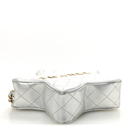 Chanel Metallic Lambskin Walk Of Fame Bag Silver 4 of 10