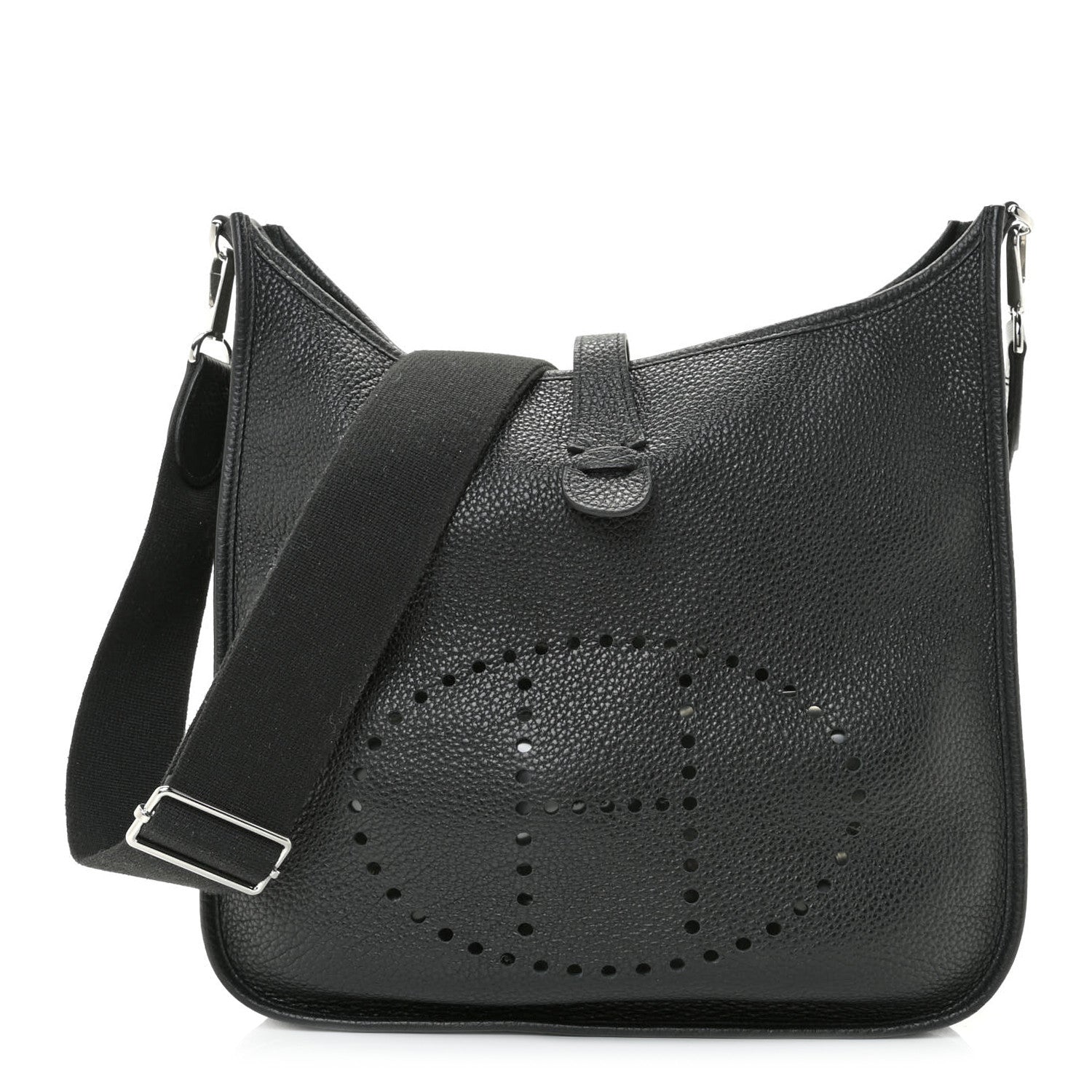 Hermes Taurillon Clemence Evelyne III GM Black 1 of 9
