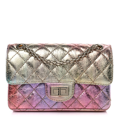 Chanel Metallic Goatskin Quilted Mini 2.55 Reissue Flap Multicolor 1 of 10