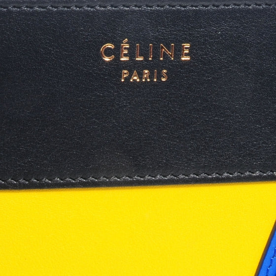 Smooth Calfskin Mini Tri-Color Luggage Sunflower