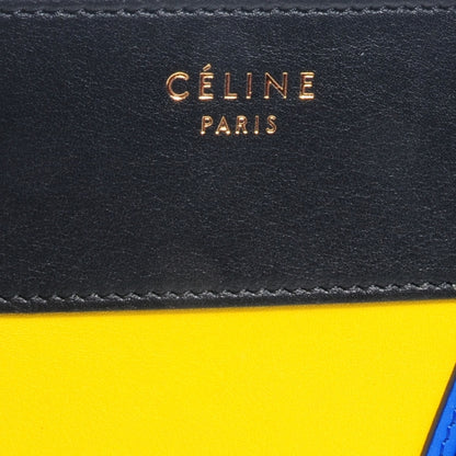 Celine Smooth Calfskin Mini Tri-Color Luggage Sunflower 5 of 10