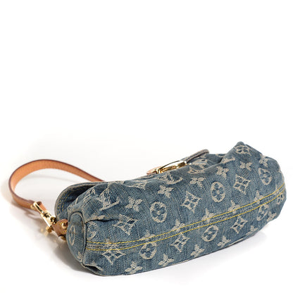 Louis Vuitton Monogram Denim Mini Pleaty Blue 4 of 7