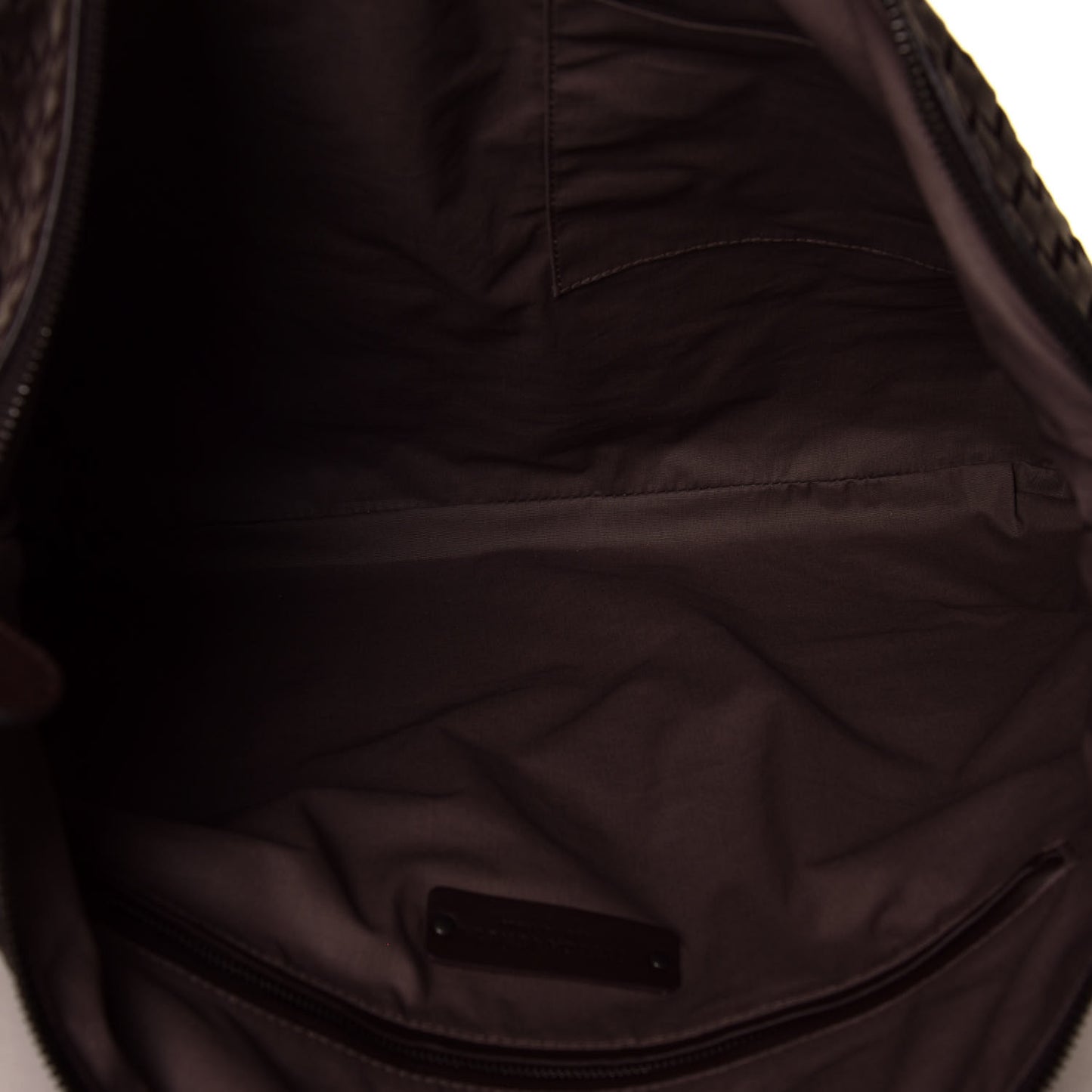 Nappa Intrecciato Medium Convertible Tote Ebano