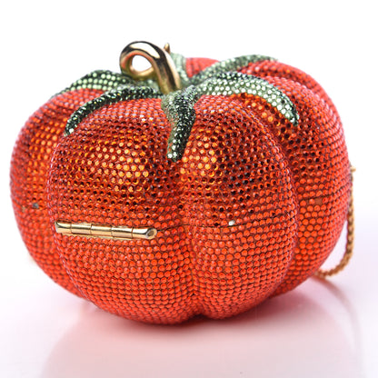 Judith Leiber Swarovski Crystal Tomato Minaudiere Clutch Red 10 of 13