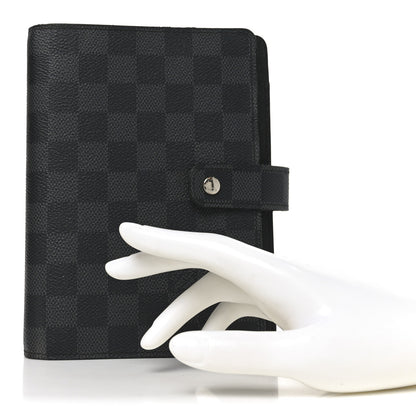 Louis Vuitton Damier Graphite Medium Ring Agenda Cover 3 of 12
