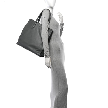 Prada Saffiano Travel Shopping Tote Mercurio 2 of 14