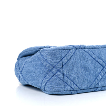 Chanel Denim Quilted Medium Chanel 19 Flap Blue 7 of 9