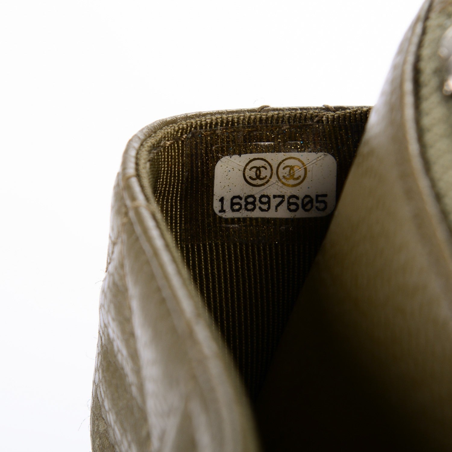 Chanel Caviar Quilted Wallet On Chain WOC Olive 7 of 8