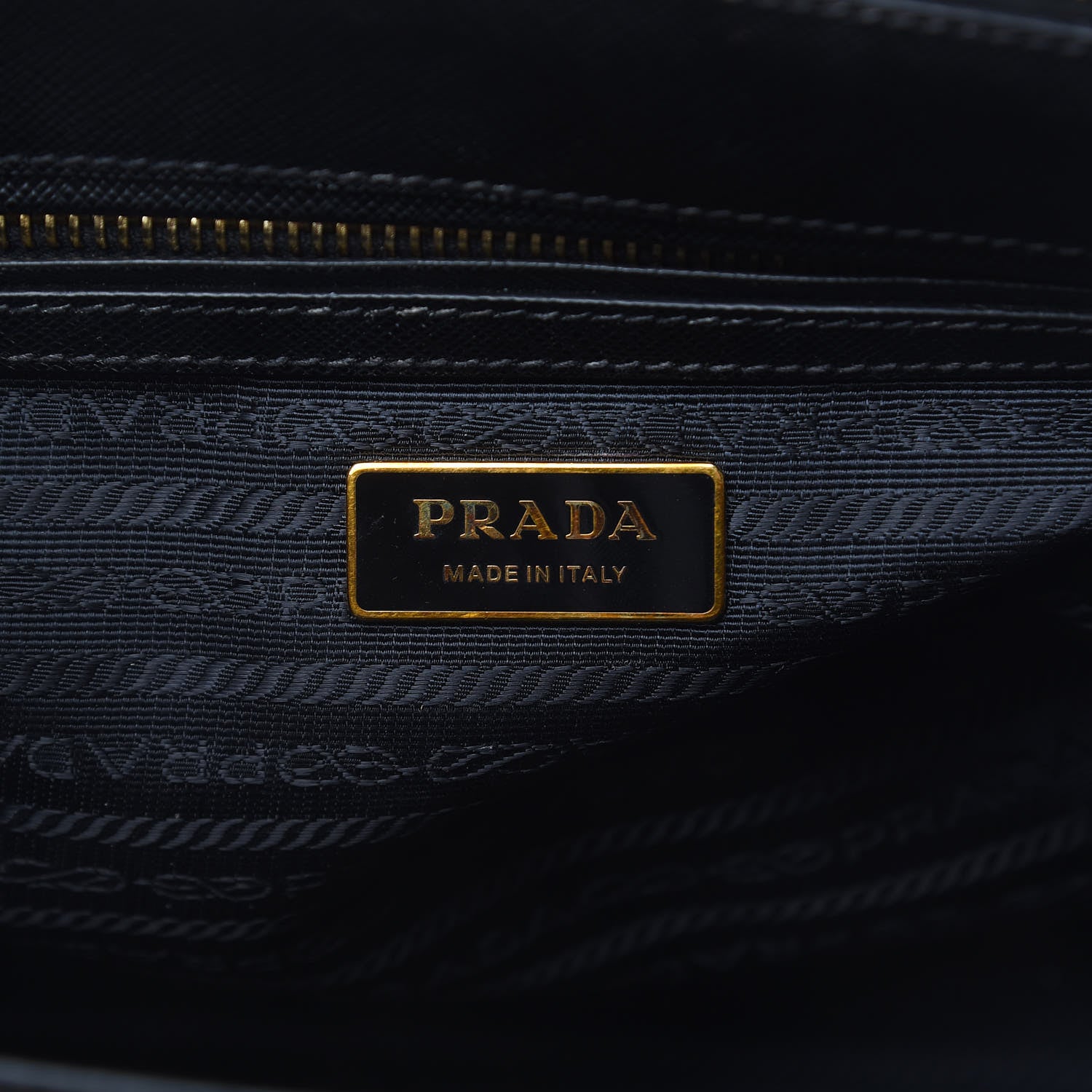 Prada Saffiano Small Galleria Double Zip Tote Black 6 of 17