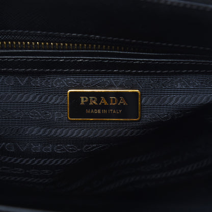 Prada Saffiano Small Galleria Double Zip Tote Black 6 of 17
