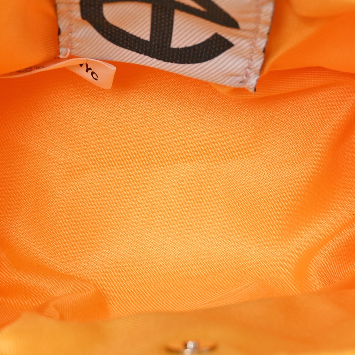 Vegan Leather Small Shopping Bag Yellow