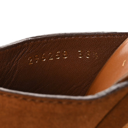 Gucci Suede Clog Platform Clog High Heel Slide Mules 38.5 Brown 6 of 9