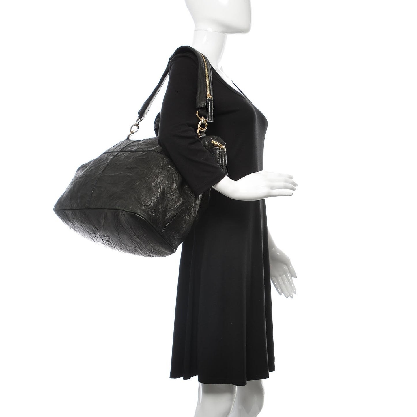 Tumbled Sheepskin Large Nightingale Black