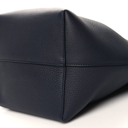 The Row Grained Calfskin Medium N/S Park Tote Marine 9 of 9