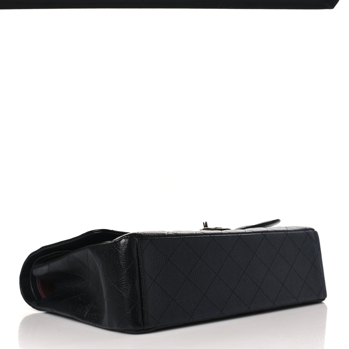 Caviar Quilted Maxi Double Flap Black
