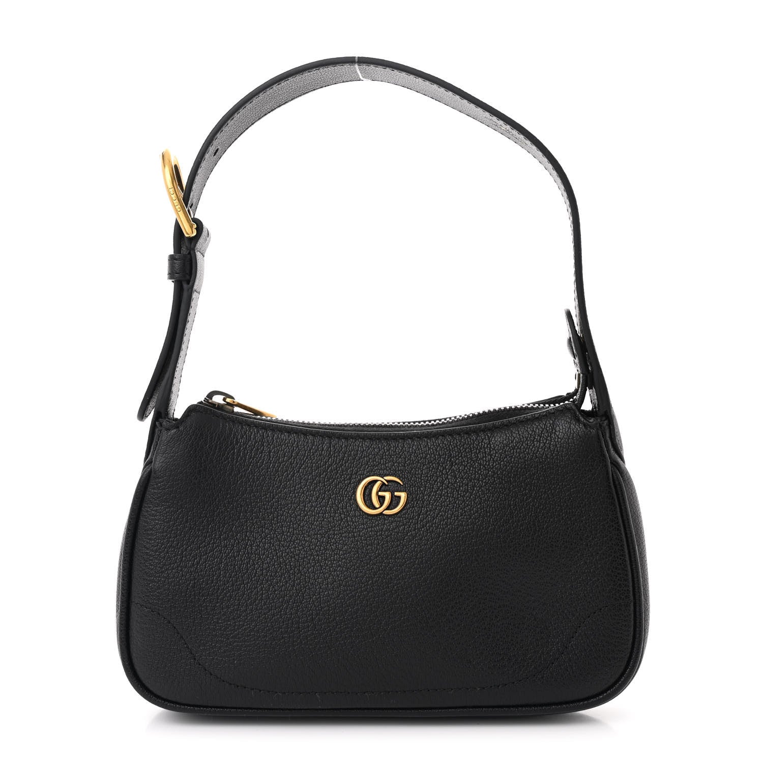 Gucci Goatskin Mini Aphrodite Shoulder Bag Black 1 of 10