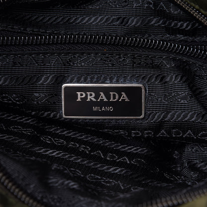 Prada Tessuto Nylon Flat Messenger Bag Militare 6 of 11