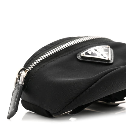 Prada Tessuto Nylon Wrist Pouch Black 8 of 9