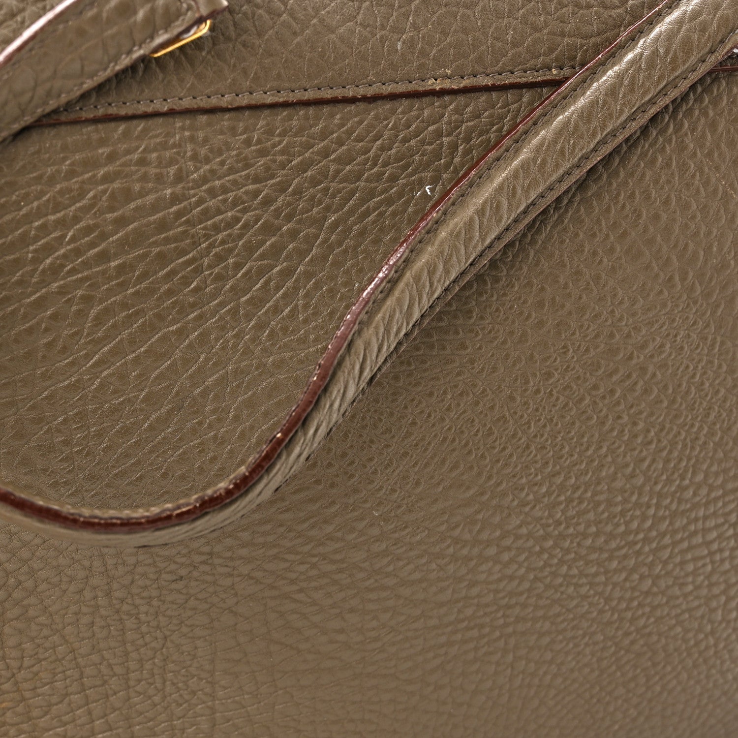 Celine Bullhide Calfskin Small Ring Bag Souris 9 of 17