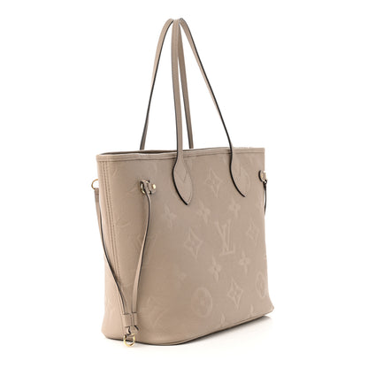 Louis Vuitton Empreinte Monogram Giant Neverfull MM Tourterelle 4 of 10